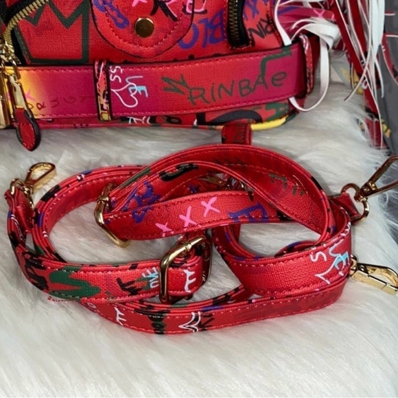 Faux Leather Fringed Moto Backpack - Picture 6 of 6